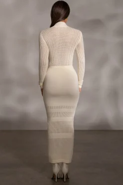 Buttercream Lina Knit Maxi Skirt*JLUXLABEL Clearance