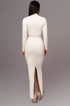 Buttercream Movement Mock Maxi Dress*JLUXLABEL Clearance