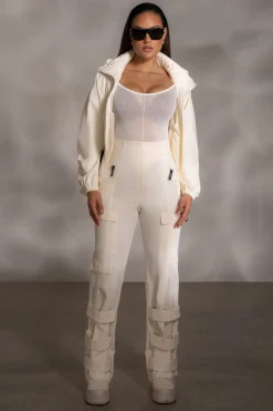 Buttercream Nyah Nylon Utility Pants*JLUXLABEL Fashion