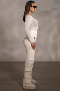 Buttercream Nyah Nylon Utility Pants*JLUXLABEL Fashion