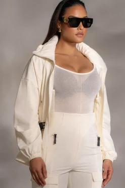 Buttercream Willow Belted Jacket*JLUXLABEL Outlet