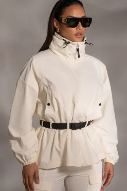 Buttercream Willow Belted Jacket*JLUXLABEL Outlet