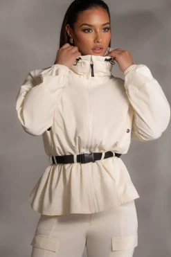 Buttercream Willow Belted Jacket*JLUXLABEL Outlet