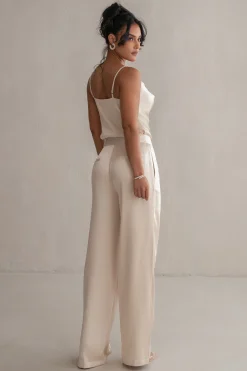 Champagne Amour Satin Top*JLUXLABEL Hot