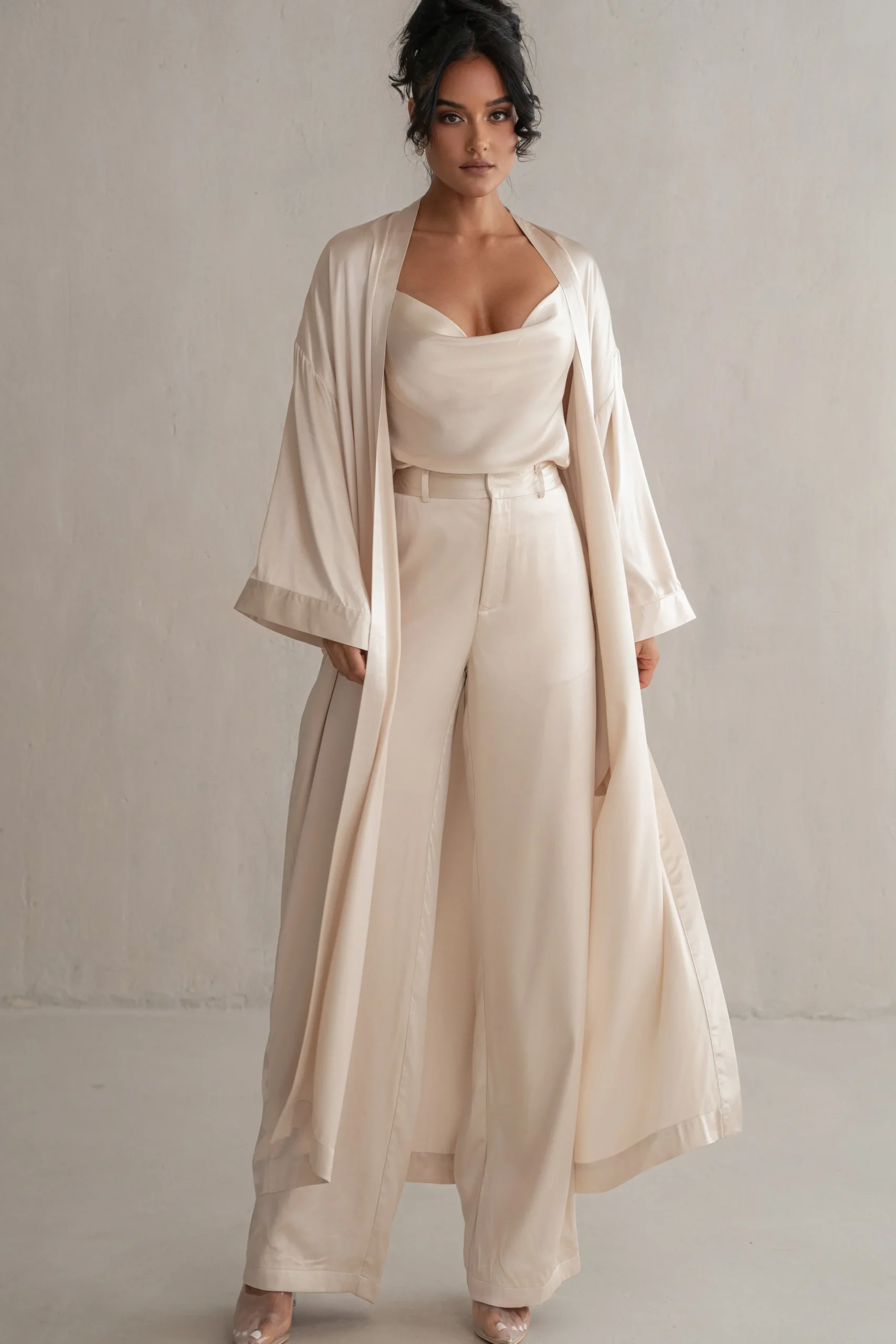 Champagne Amour Satin Top*JLUXLABEL Hot