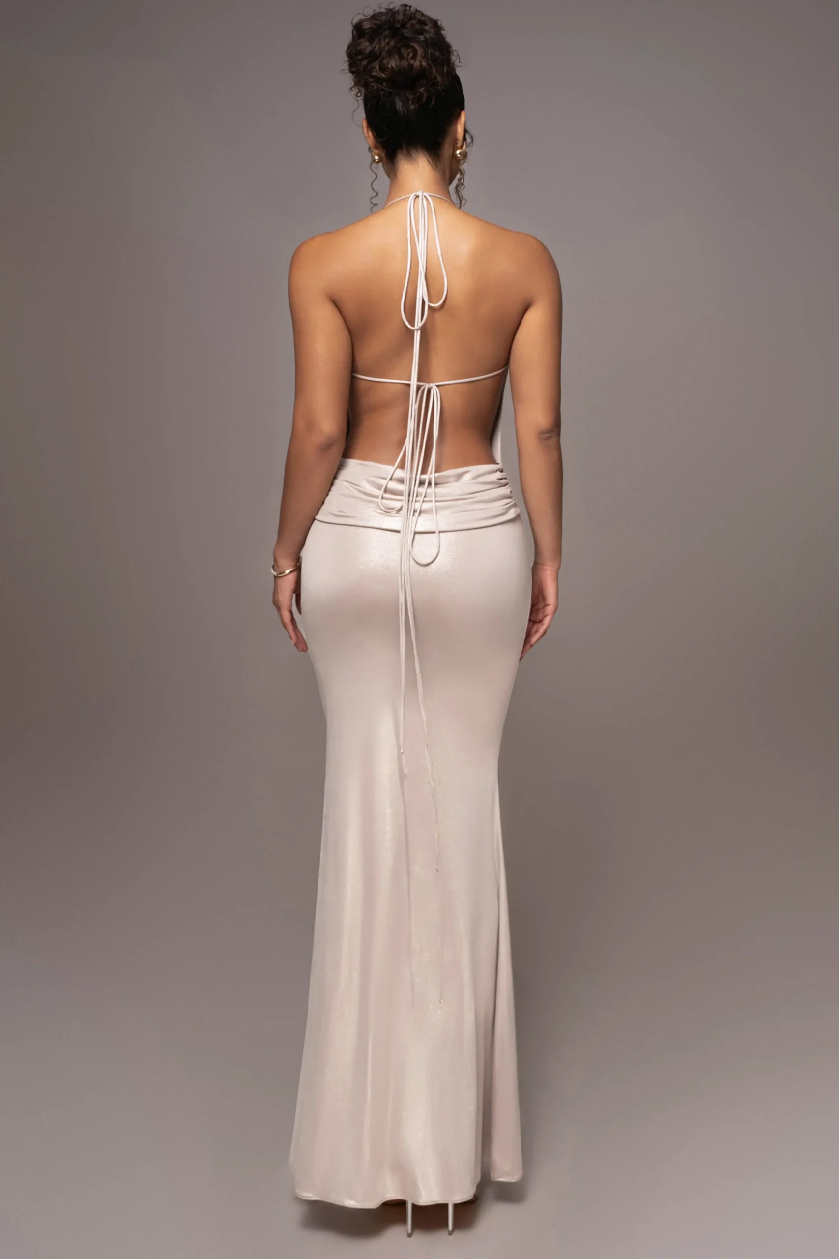 Champagne Heart of Gold Maxi Dress*JLUXLABEL Outlet