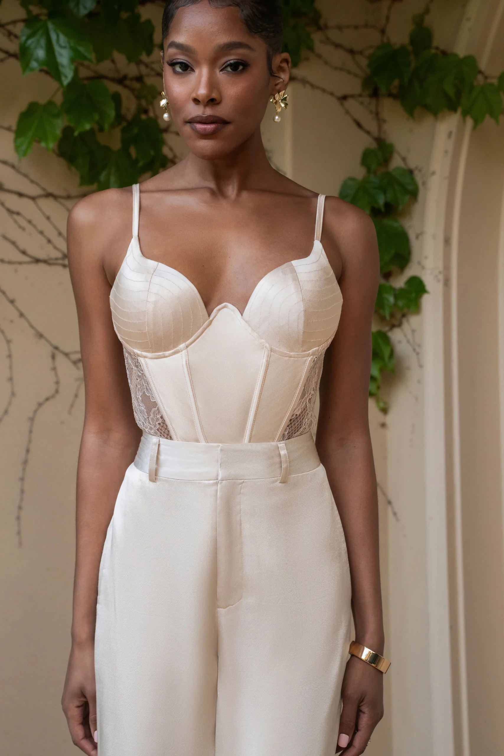 Champagne Incomparable Lace Bodysuit*JLUXLABEL Best