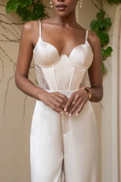 Champagne Incomparable Lace Bodysuit*JLUXLABEL Best