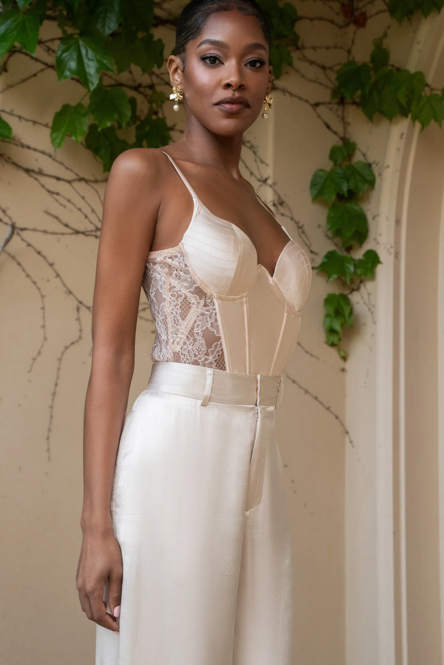 Champagne Incomparable Lace Bodysuit*JLUXLABEL Best