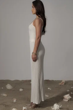 Champagne Serena Ribbed Skirt Set*JLUXLABEL Hot