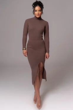 Chocolate Cardinal Essential Knit Skirt*JLUXLABEL Sale