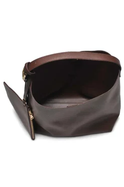 Chocolate Faux Leather Bag Set*JLUXLABEL Clearance