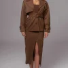 Chocolate Nightfall Suede Jacket*JLUXLABEL Hot