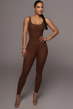 Chocolate Nina Mesh Pants*JLUXLABEL Sale