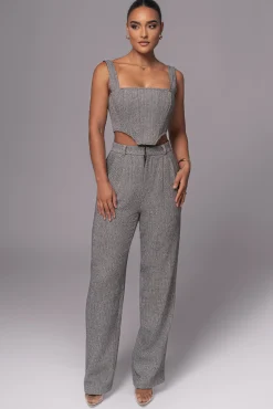 Classic Herringbone Trousers*JLUXLABEL Sale