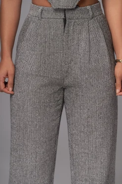 Classic Herringbone Trousers*JLUXLABEL Sale