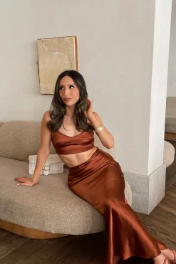 Copper Isella 2-Piece Skirt Set*JLUXLABEL Outlet