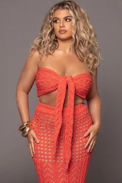 Coral Caribbean Skies Skirt Set*JLUXLABEL New