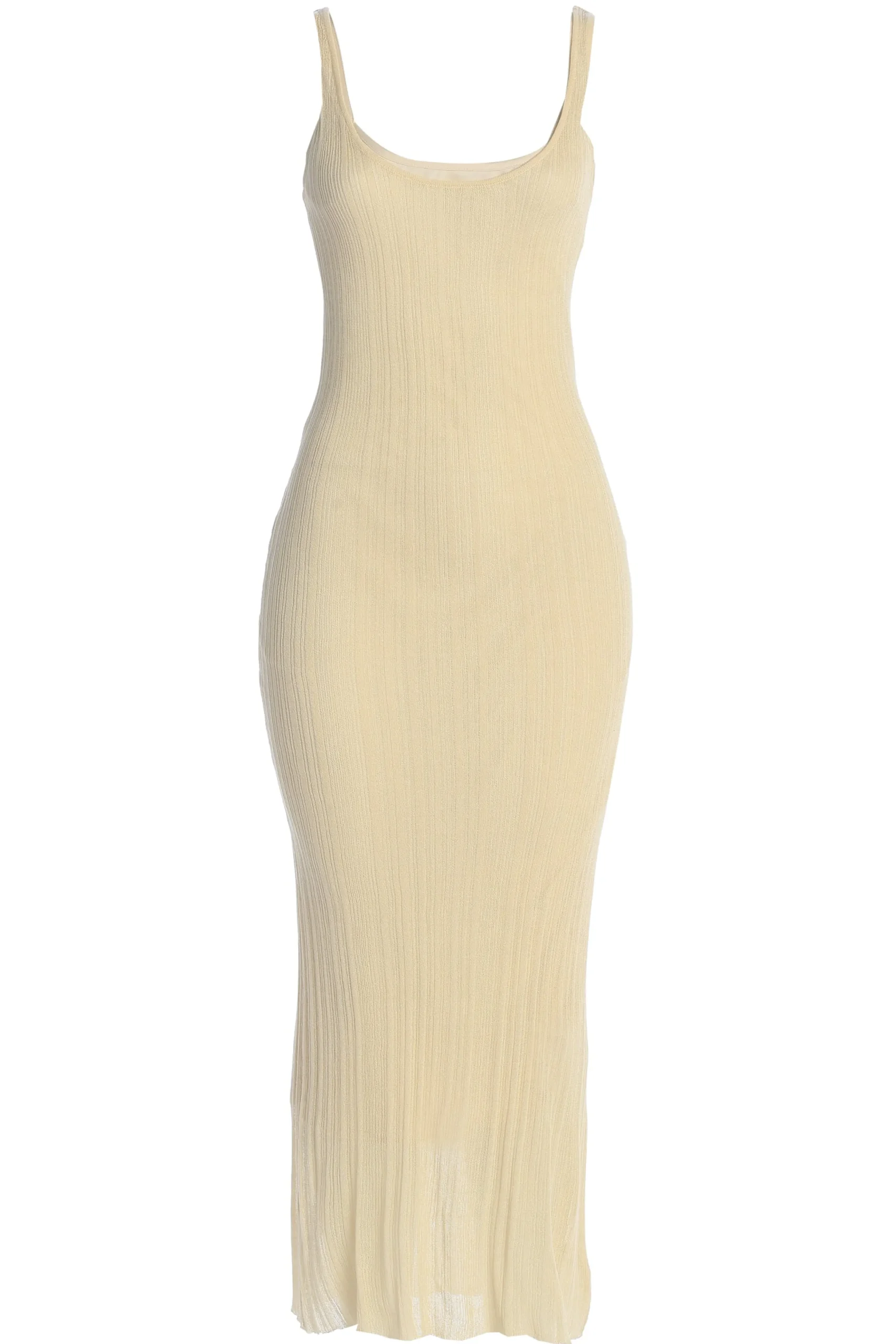 Cream Luna Sheer Maxi Dress*JLUXLABEL Online