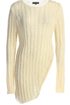 Cream Natalya Rib Knit Top*JLUXLABEL New