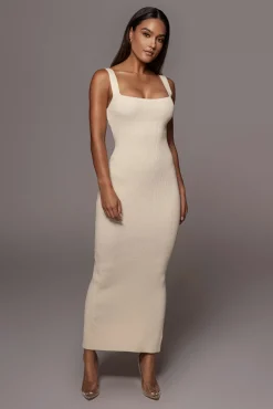 Cream Siren Sweater Dress*JLUXLABEL Outlet