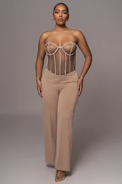 Dark Limited Edition Rhinestone Crystal Corset*JLUXLABEL Clearance