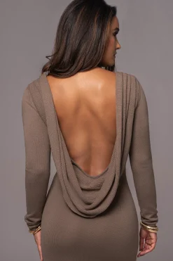 Deep Olive Heavenly Knit Maxi Dress*JLUXLABEL Online