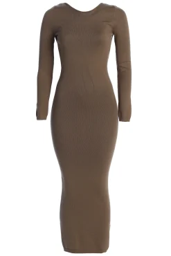 Deep Olive Heavenly Knit Maxi Dress*JLUXLABEL Online