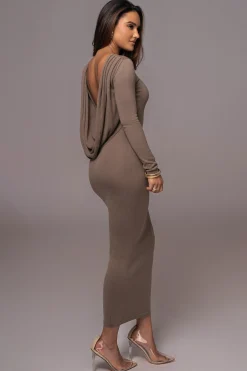 Deep Olive Heavenly Knit Maxi Dress*JLUXLABEL Online