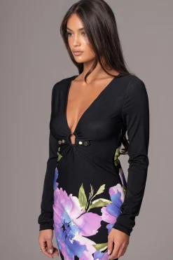 Floral Print Exotic Flower Dress*JLUXLABEL Fashion