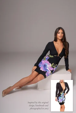 Floral Print Exotic Flower Dress*JLUXLABEL Fashion