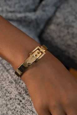 Gold Belt Buckle Bracelet*JLUXLABEL Clearance