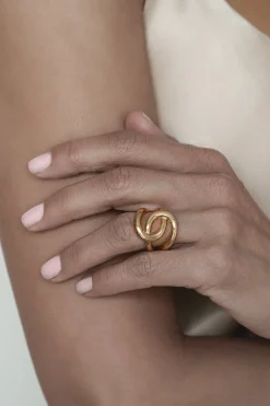 Gold Elements Ring*JLUXLABEL Clearance