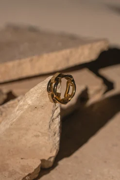 Gold Emi Chain Ring*JLUXLABEL Best