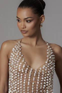 Gold Into The Sea Pearl Top*JLUXLABEL New