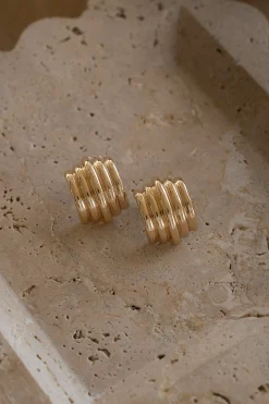 Gold Keaton Earrings*JLUXLABEL Outlet