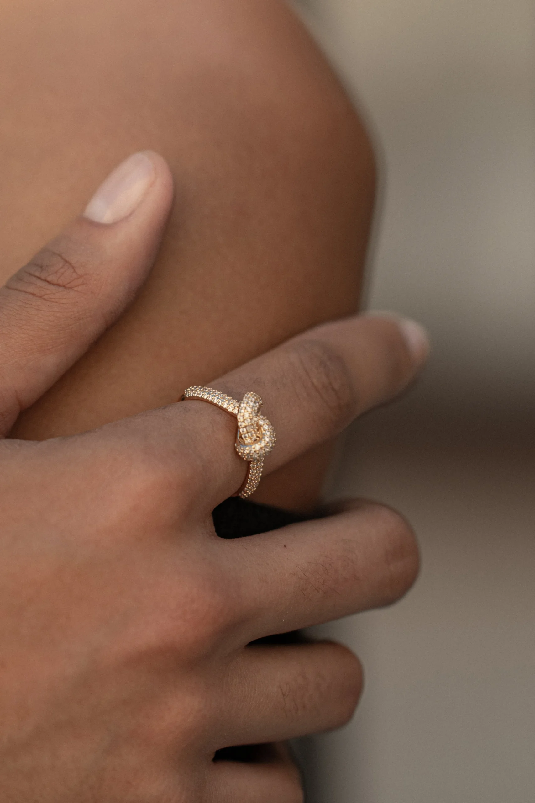 Gold Reo Paved Ring*JLUXLABEL Best