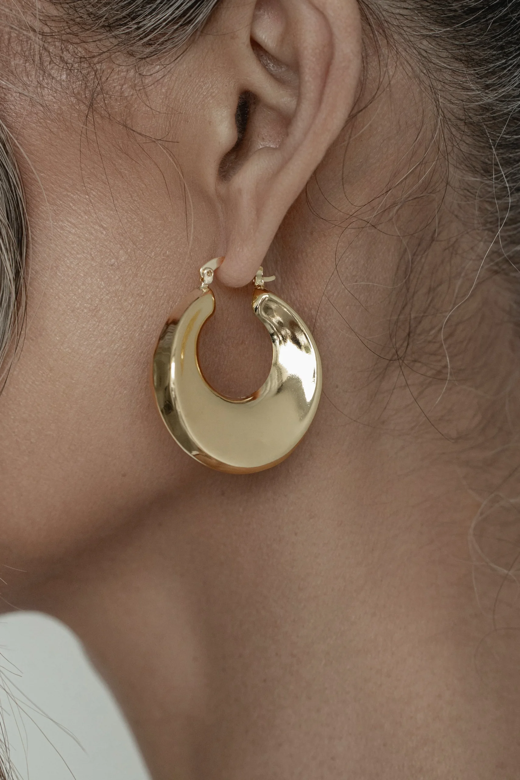 Gold Royal Huggie Hoop Earrings*JLUXLABEL Discount