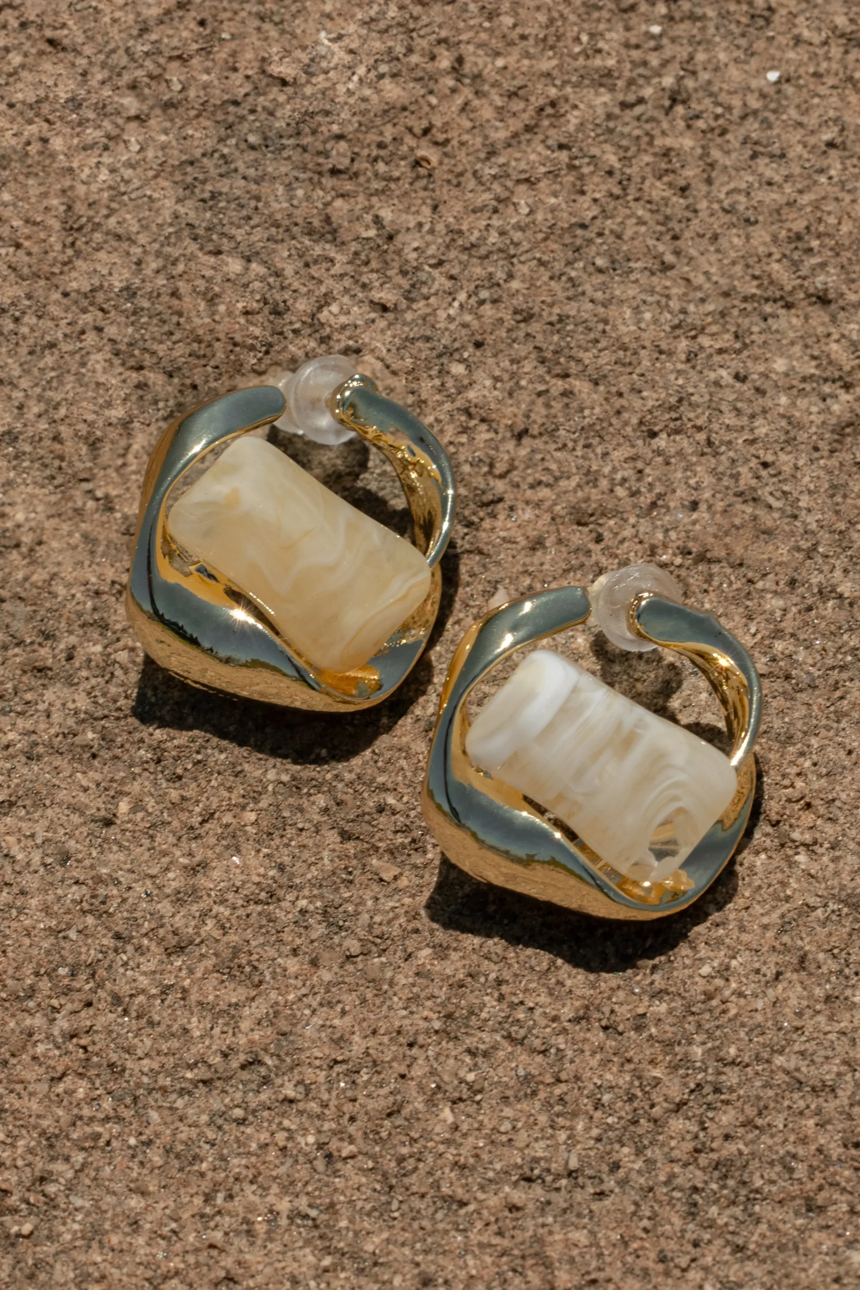 Gold Sade Stud Earrings*JLUXLABEL Hot