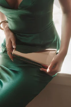 Gold Sasha Clutch*JLUXLABEL New