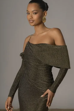 Gold Serina Maxi Dress*JLUXLABEL Clearance