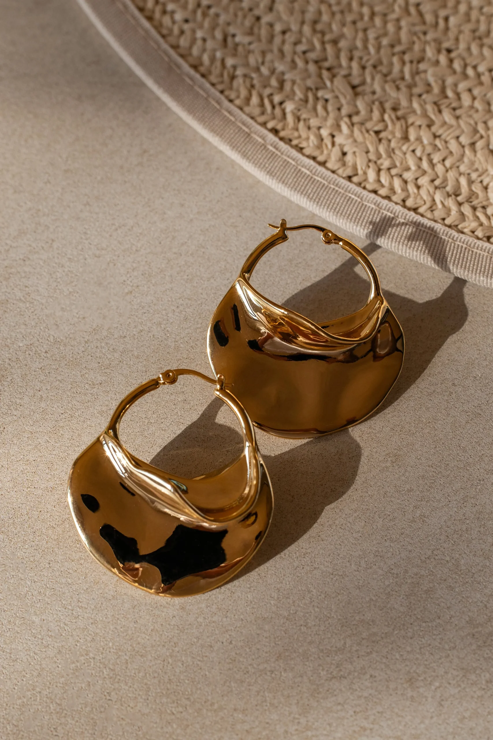 Gold Solar Earrings*JLUXLABEL Online