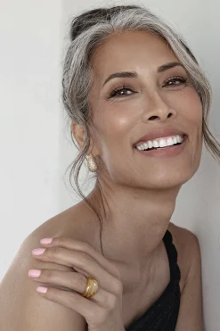 Gold Timeless Paved Earrings*JLUXLABEL New