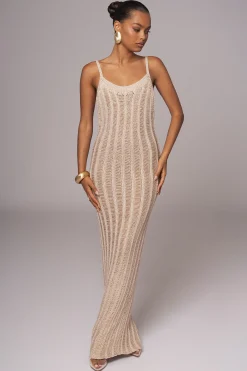 Gold Unwind And Reset Maxi Dress*JLUXLABEL Fashion