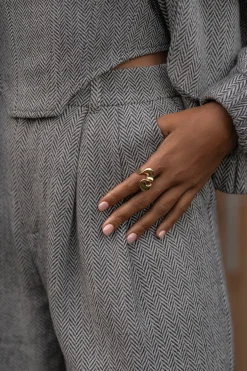 Gold Wavy Ring*JLUXLABEL Online