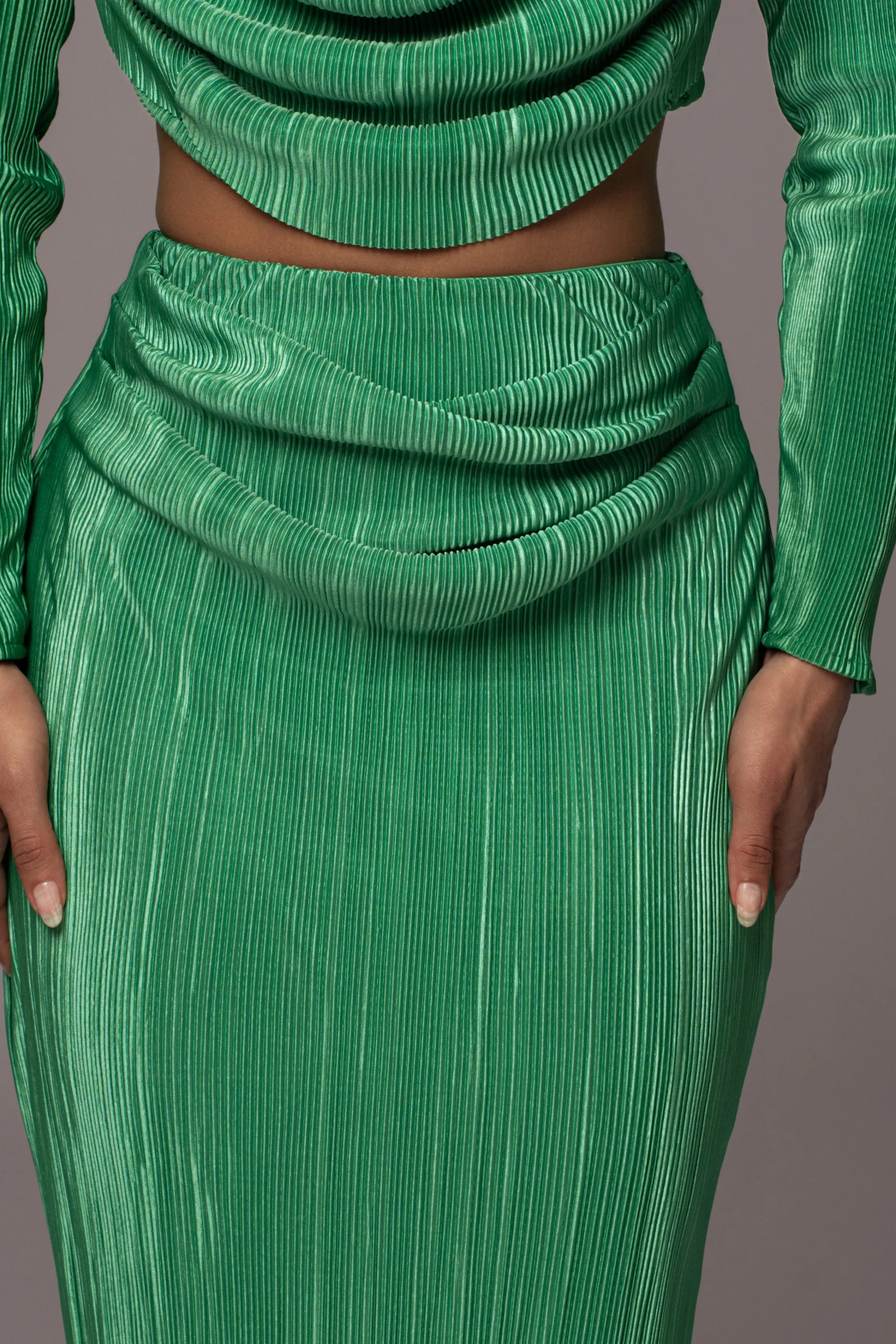 Green Haidyn Skirt Set*JLUXLABEL Clearance