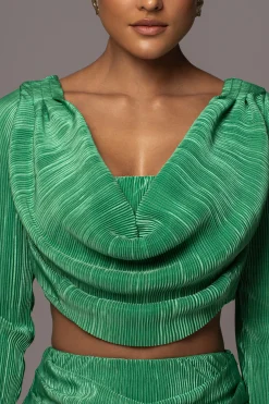 Green Haidyn Skirt Set*JLUXLABEL Clearance