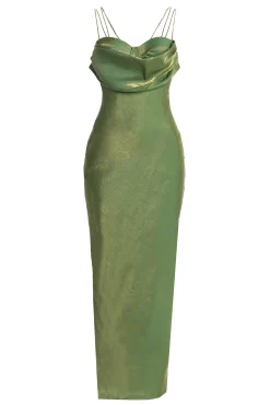 Green Iridescent Visions Of You Dress*JLUXLABEL Outlet
