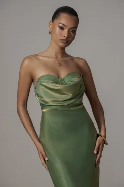 Green Iridescent Visions Of You Dress*JLUXLABEL Outlet