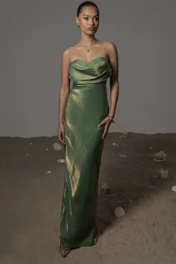 Green Iridescent Visions Of You Dress*JLUXLABEL Outlet